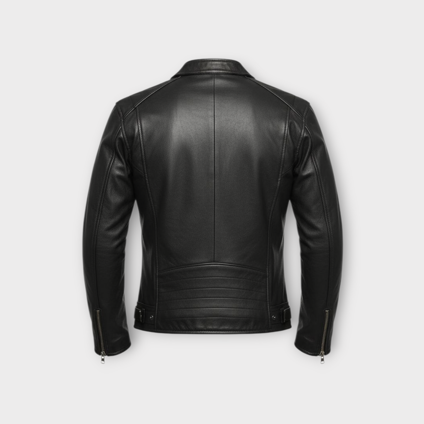 Black Premium Leather Moto Jacket