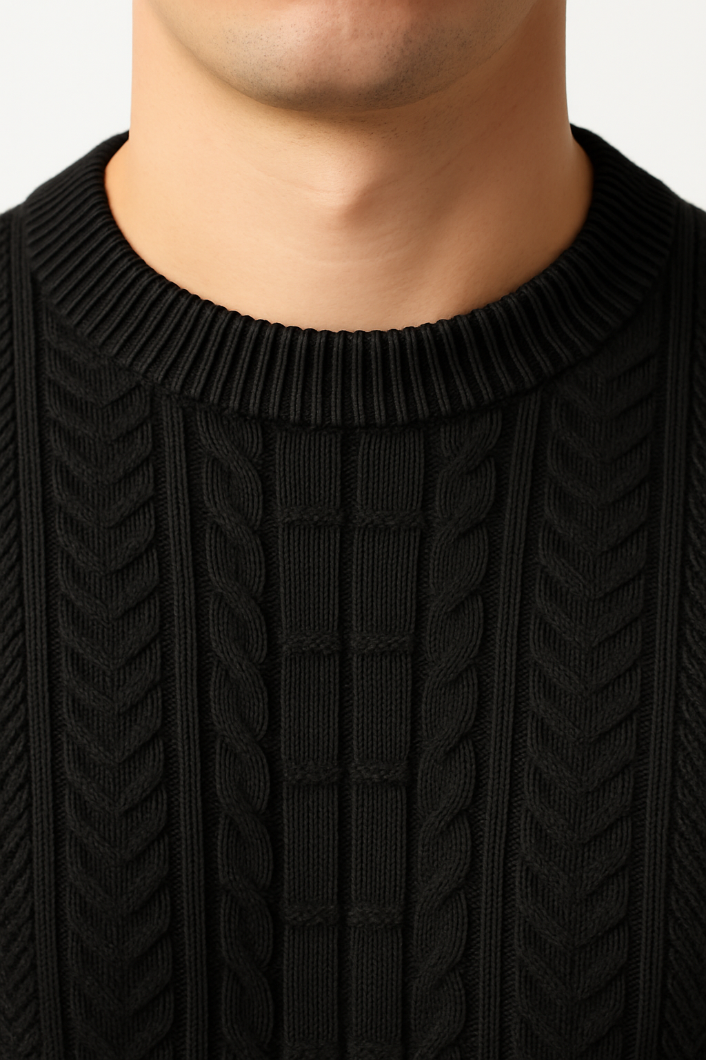 Cable-Knit Winter Sweater