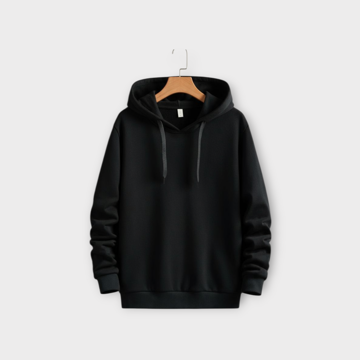 Evoque Paris Classic Black Hoodie