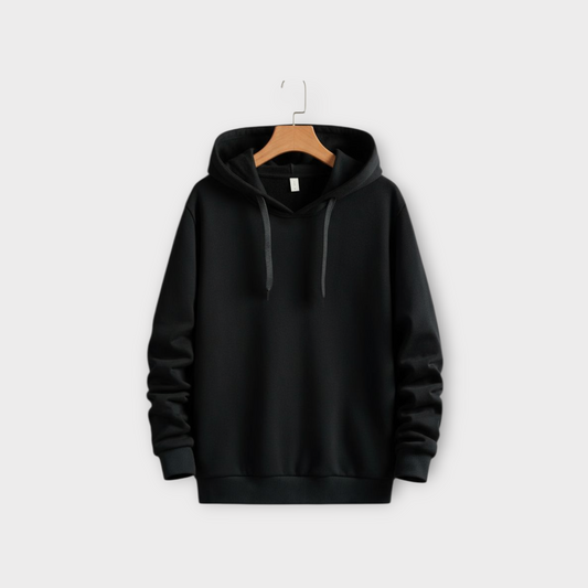 Evoque Paris Classic Black Hoodie