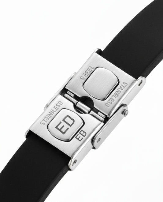 Black & Gold Luxe Stainless Steel Bracelet for Men