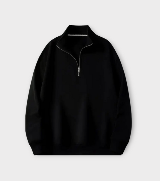 Midnight Zip-Up Fleece Sweatshirt
