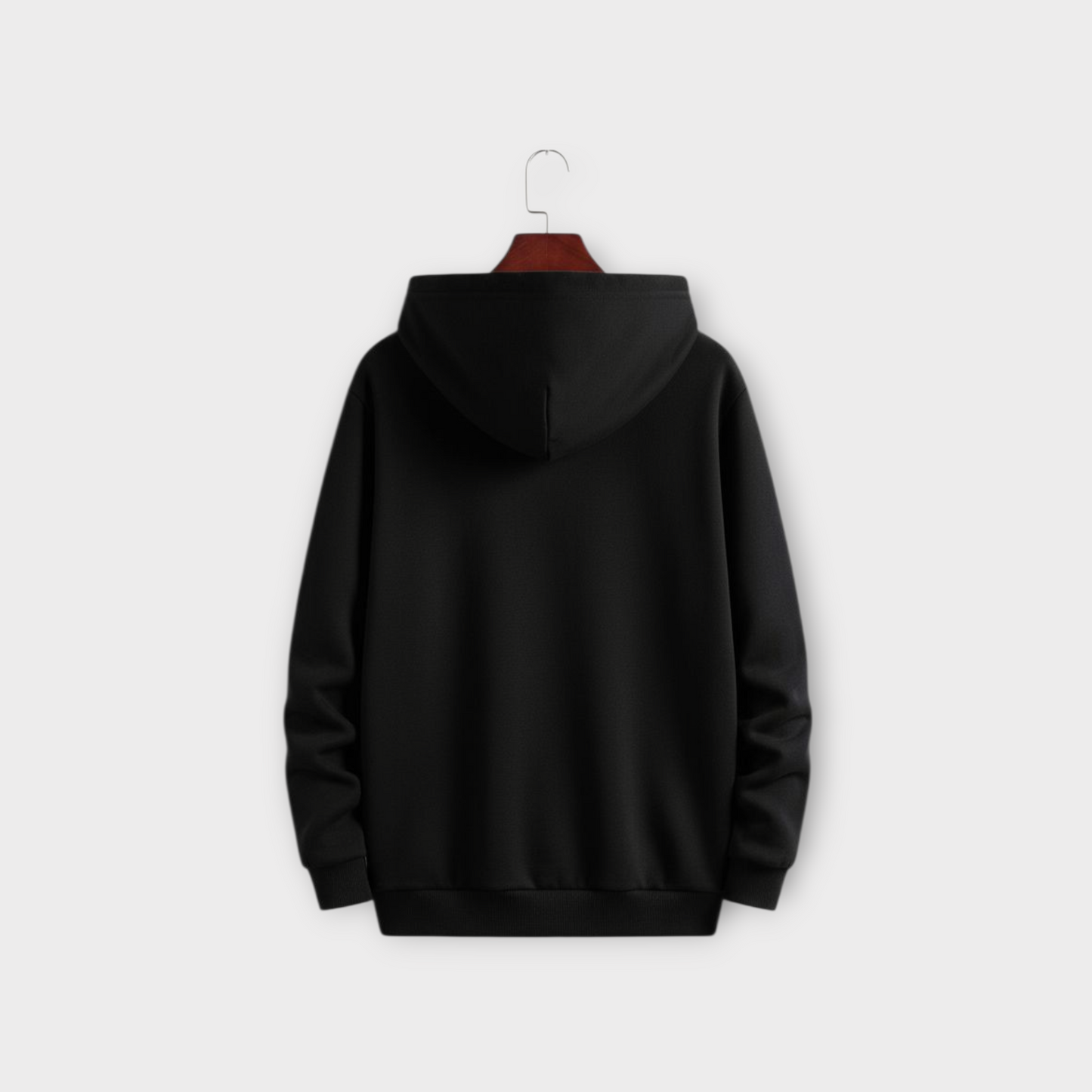 Evoque Paris Classic Black Hoodie